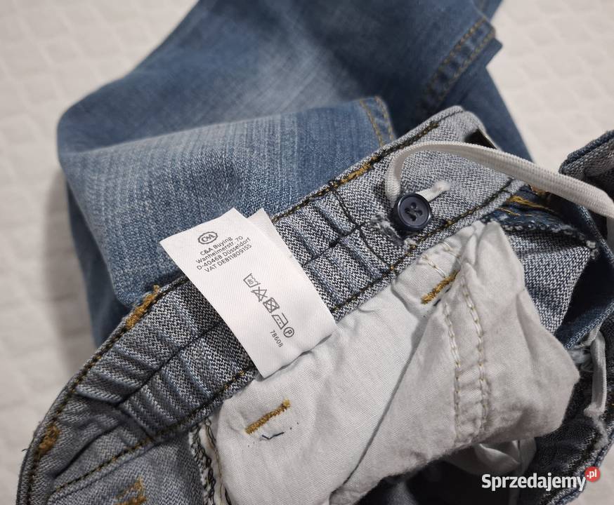 Spodnie chłopięce dżinsy niebieskie CA 116 Spodnie