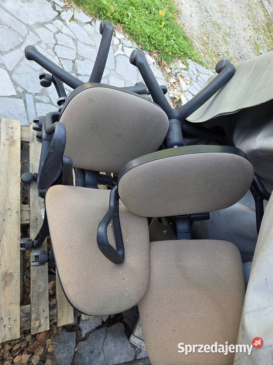 krzesło obrotowe fotel obrotowy 4sztuki z Wąchock