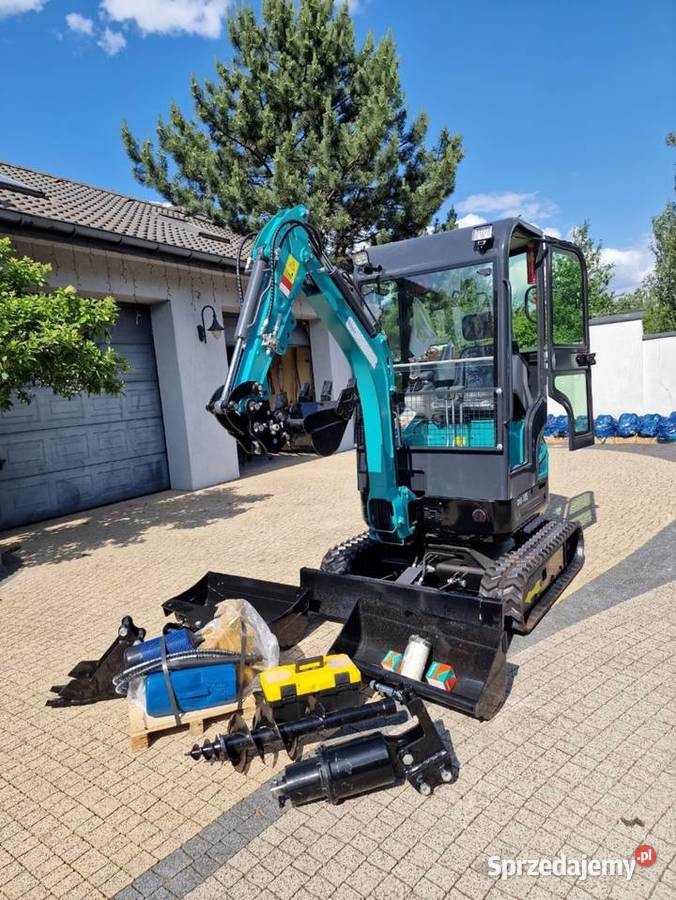 Minikoparka CASTER 18S Silnik Kubota 1800 BOGATE łódzkie Łódź sprzedam