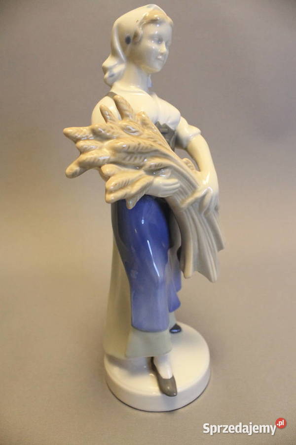 Lippelsdorf Porcelanowa figura Kobieta ze śląskie Zabrze sprzedam