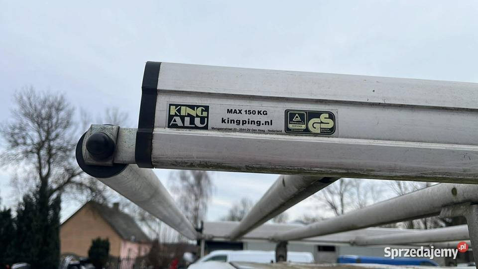 Bagażnik dachowy aluminiowy Trafic Vivaro Long Poddębice sprzedam