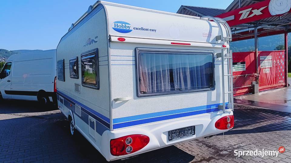 przyczepa kempingowa HOBBY campingowa kemping Międzybrodzie Bialskie