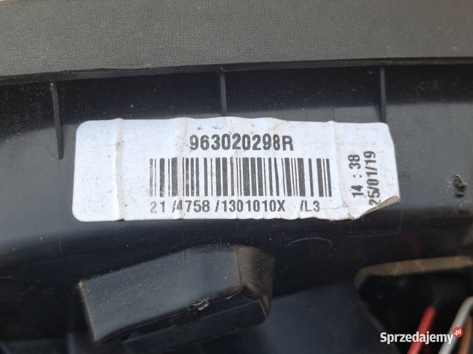 RENAULT SCENIC IV 4 LUSTERKO LEWE 13 PIN