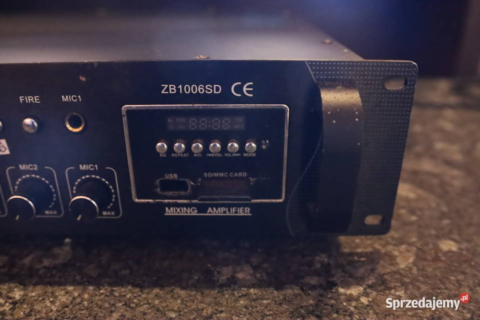 Wzmacniacz MRS PA ZB1006SD USB 6 stref