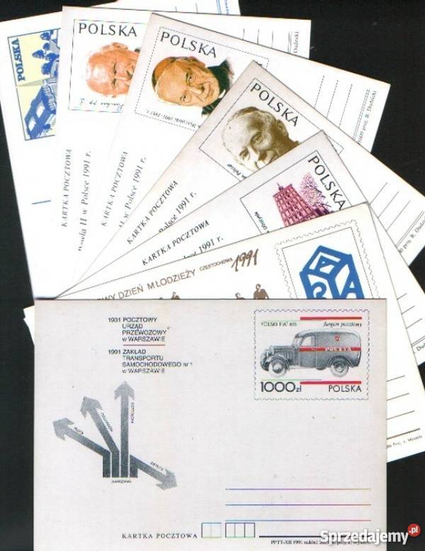 Kart Cp 1014 20 1991 Filatelistyka Gliwice sprzedam