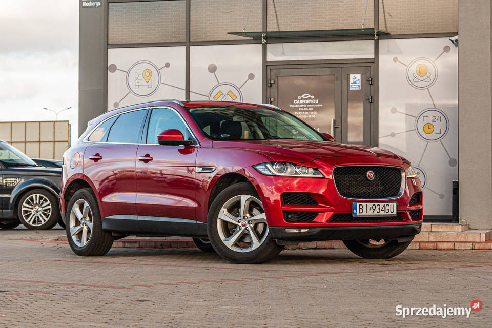 Jaguar FPace 20 benzyna na prywatne raty bez BIK Warszawa