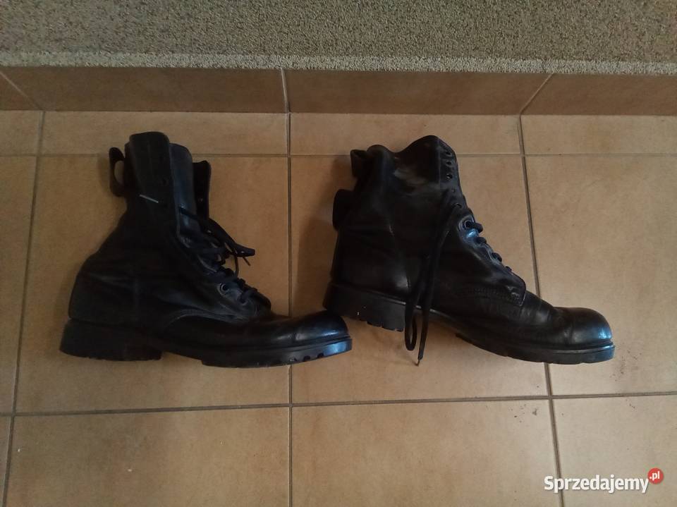 Buty wojskowe czarne Warszawa sprzedam
