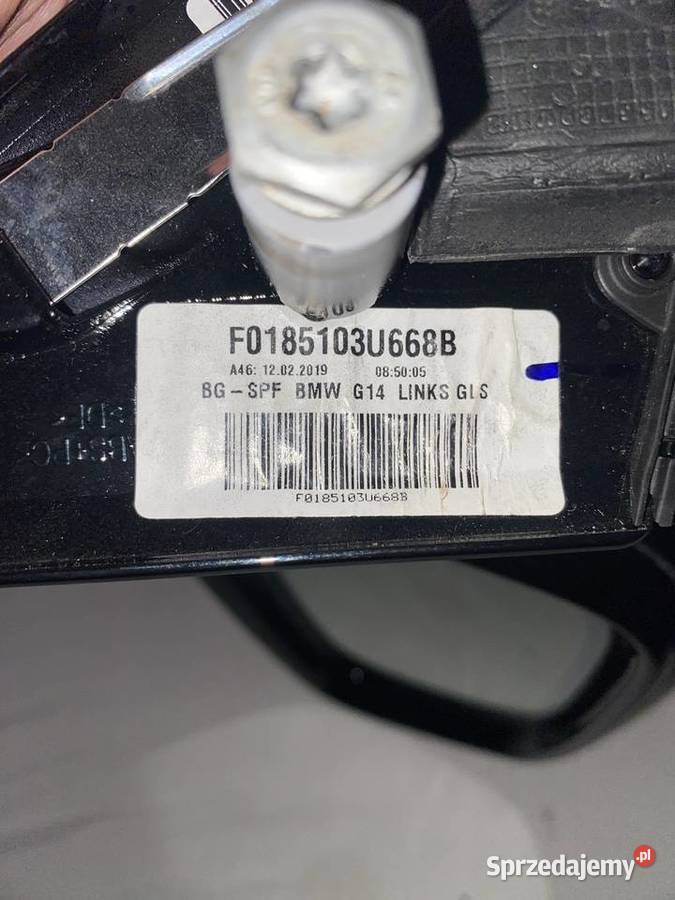 BMW F93 LUSTERKO LEWE 9 PIN CARBON F0185103U668B Jabłonna sprzedam