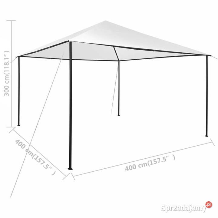 Altana 4 x 4 x 3 m biała 180 gm WM312239 mazowieckie Warszawa