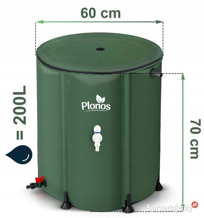 Zbiornik na Deszczówkę składany BECZKA NA Wodę z Warszawa