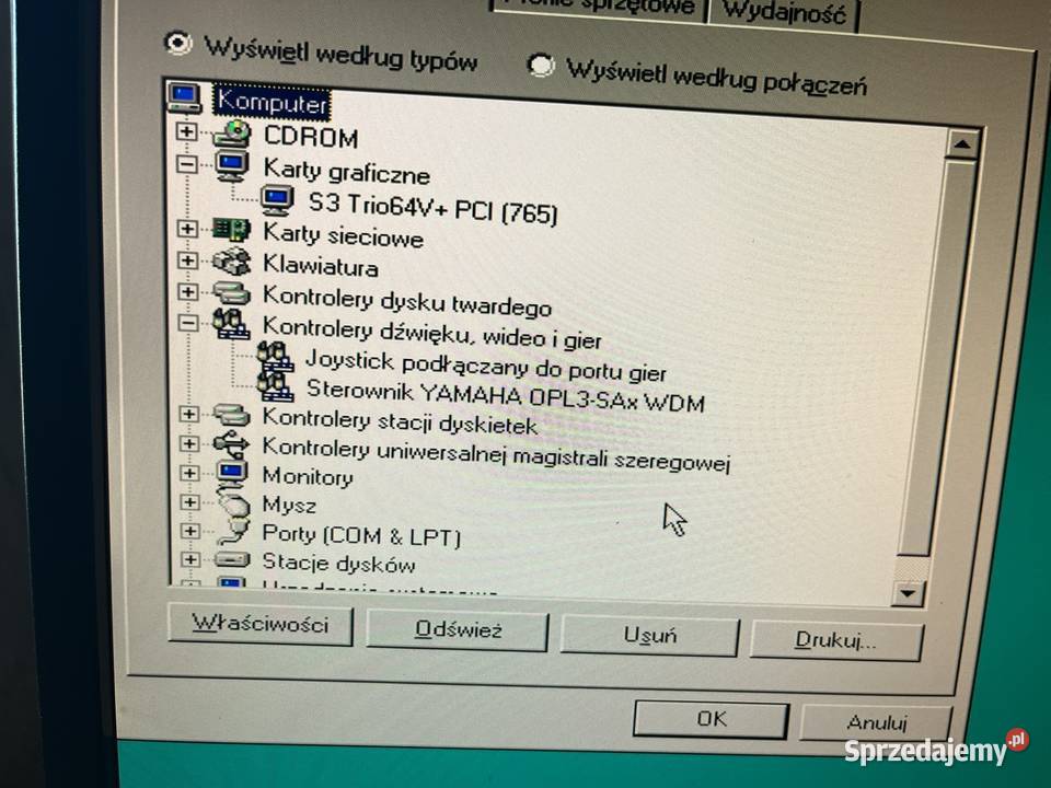 Zabytkowy komputer PC AT Pentium MMX 200MHz małopolskie Brzana sprzedam