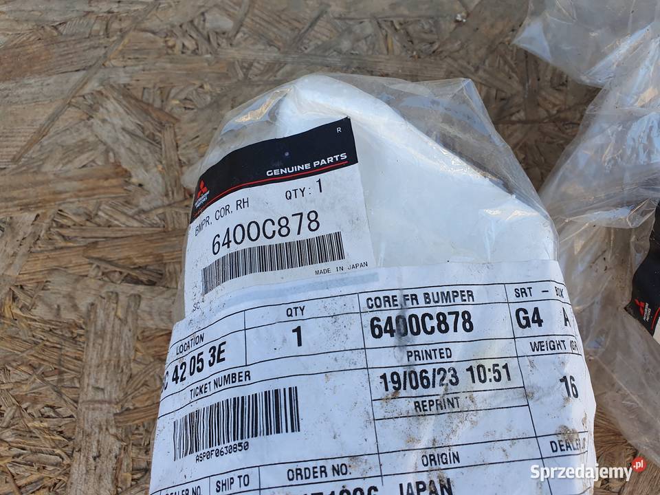 MITSUBISHI OUTLANDER SPORT ABSORBER ZDERZAKA wielkopolskie Międzychód
