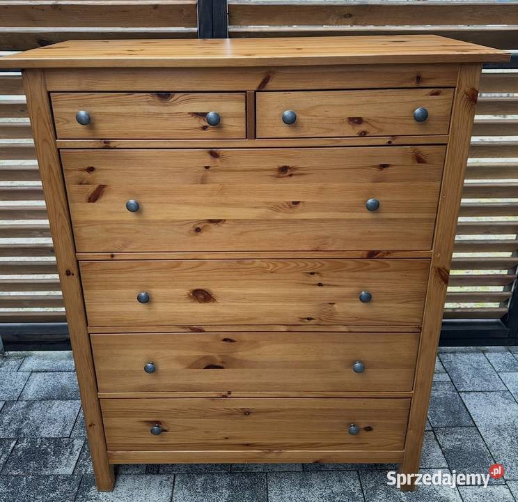 Komoda Hemnes lite drewno 6 szuflad Poddębice