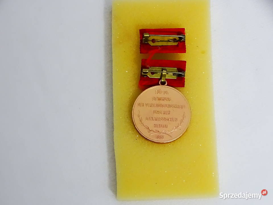 Medal DDR NVA Ernst Schneller Brązowy lubelskie Biłgoraj sprzedam