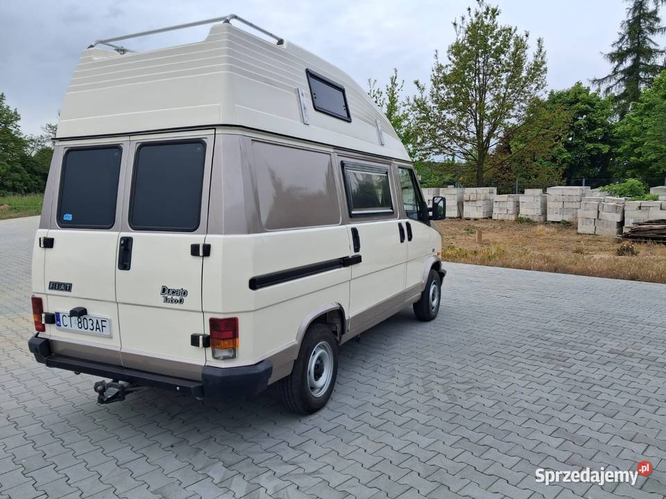 Kamper Fiat Ducato 19 TD 1992 r całkowitej Rok produkcji 1992 Toruń