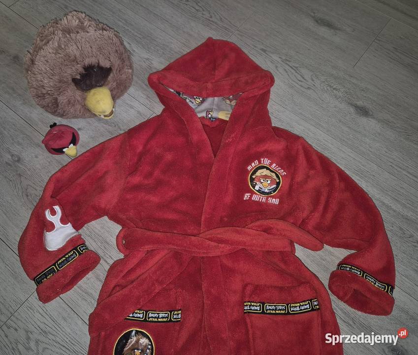 Szlafrok szlafroczek Angry Birds plus maskotki