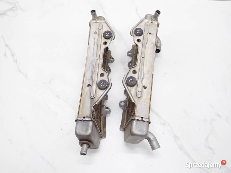 Dwie Chłodnice Chłodnica Prawa Lewa Kawasaki KXF Chłodnice lubuskie Strzelce Krajeńskie