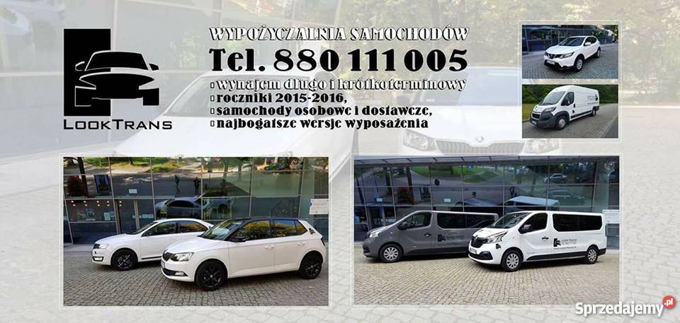 Wypożyczalnia samochodów LOOKTRANS wypożyczalnia Koszalin