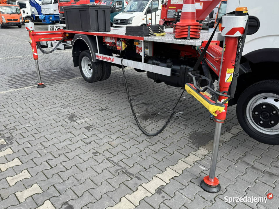 Nissan Cabstar Podnośnik Koszowy 25m CMC PLA 250 komputer pokładowy Widełki