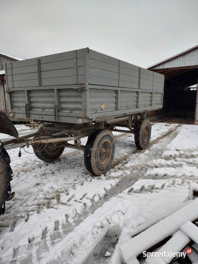 Przyczepa rolnicza Autosan D732 wywrot 3 stronny nieuszkodzony Obsza