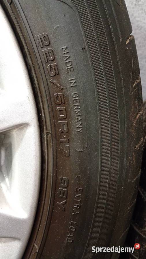 Alufelgi z oponami letnimi 17 5108 Samochodowe lubelskie Dęblin