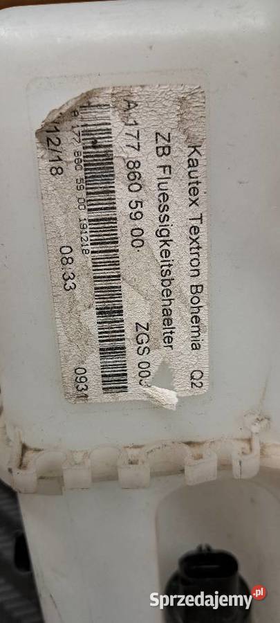 Mercedes AKlasa W118 W177 18 zbiornik Brodnica