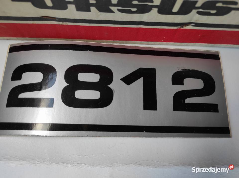 Naklejka Ursus 2812 mazowieckie