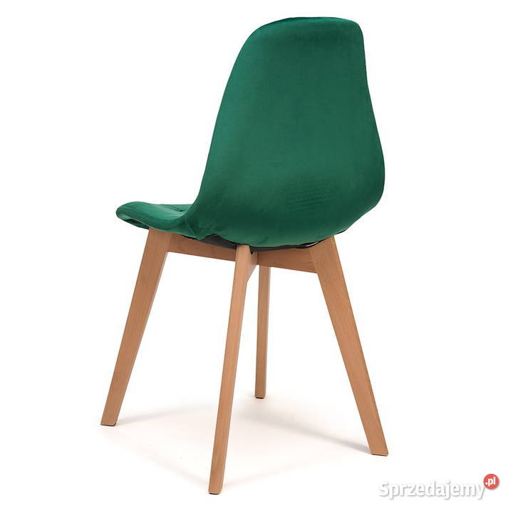 Krzesło Tapicerowane Vegas Butelkowa Zieleń Krzesła wielkopolskie Tarchały Małe