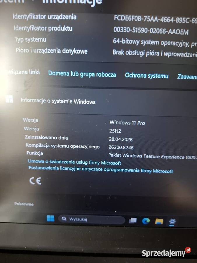 Lenovo thinkpad t 480 okazja Seroczyn