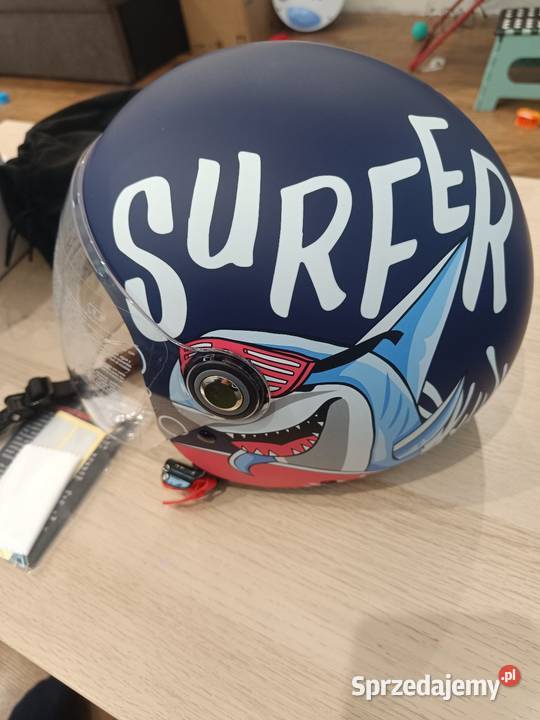 Kask motocyklowy skuter Pruchna