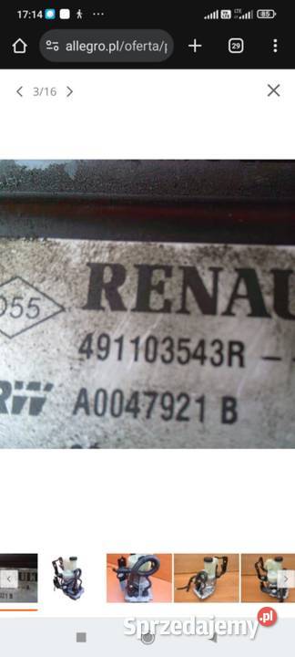 POMPA WSPOMAGANIA RENAULT MASTER 23 USZKODZONA dostawcze sprzedam