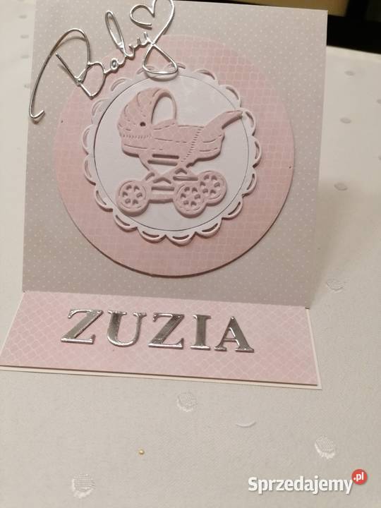 Narodziny dziecka sztalugowa w pudelku Strzebiń