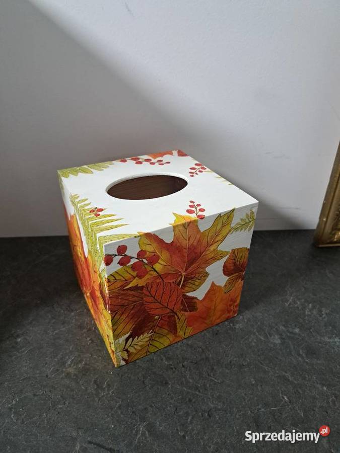 Chustecznik liście jesienne hand made opolskie Kędzierzyn-Koźle