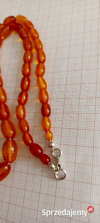 Naszyjnik bursztyn bałtycki oliwki vintage sprzedam