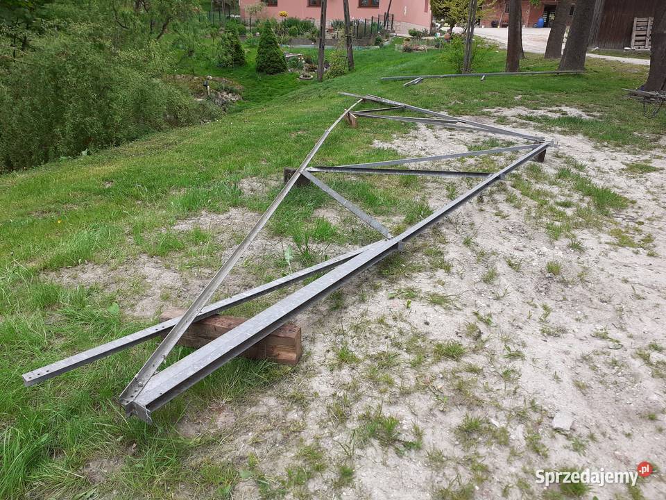 Konstrukcja stalowa skręcana szklarnia wiata