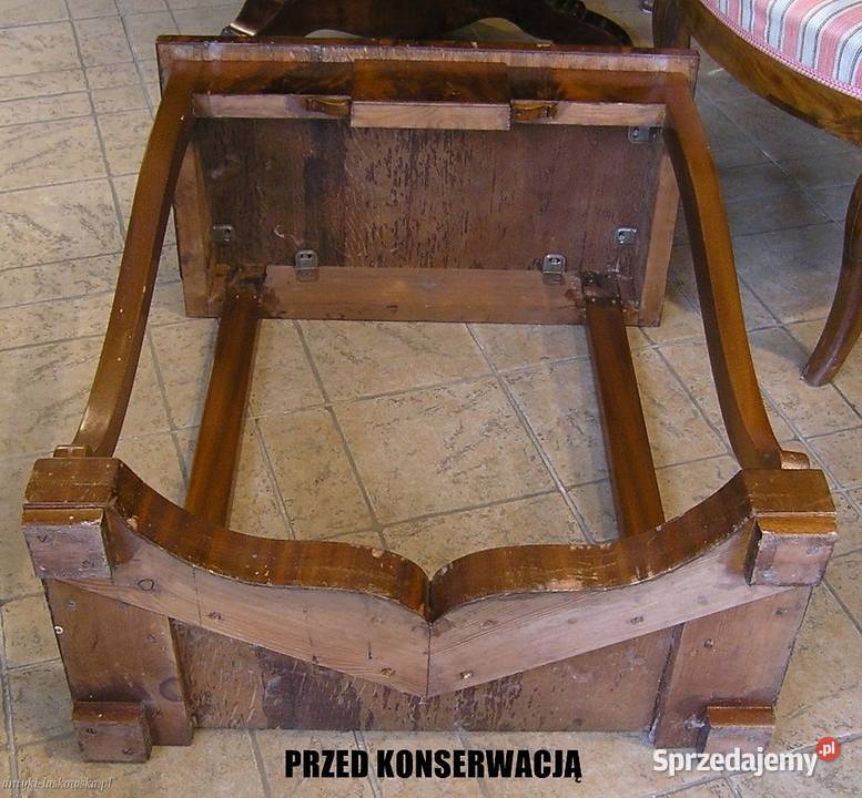 Konsolka Biedermeier pomorskie Sopot