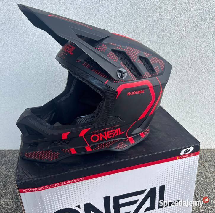 Kask rowerowy ONEAL BLADE STRIKE czarnyczerwony wielkopolskie Ostrów Wielkopolski