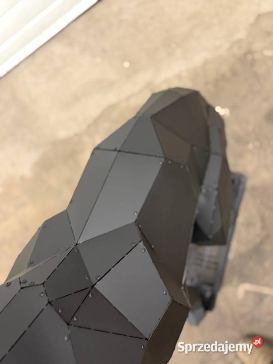 Pies ze stali 3D dekoracja domu ogrodu Opole