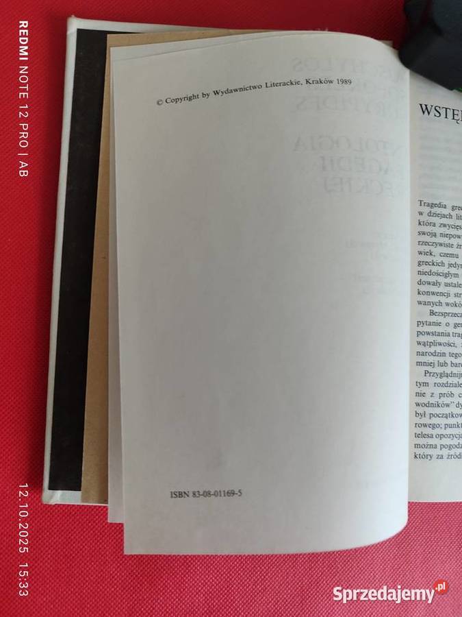 Ajschylos Sofokles Eurypides Antologia tragedii Katowice