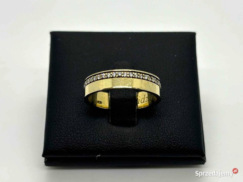 Złota Obrączka z Diamentem pr 585 452g R17 złoto warmińsko-mazurskie