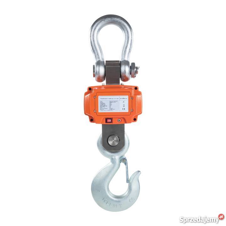 Waga magazynowa hakowa na akumulator 10 ton 2 Poczesna