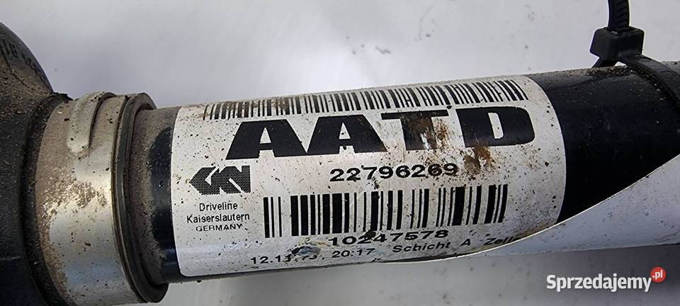 PÓŁOŚ PRAWA PRZÓD OPEL INSIGNIA A LIFT 22796269 osobowe Lipno