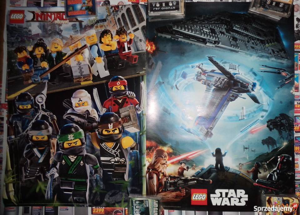 3 plakaty Lego nowe Rzeszów sprzedam