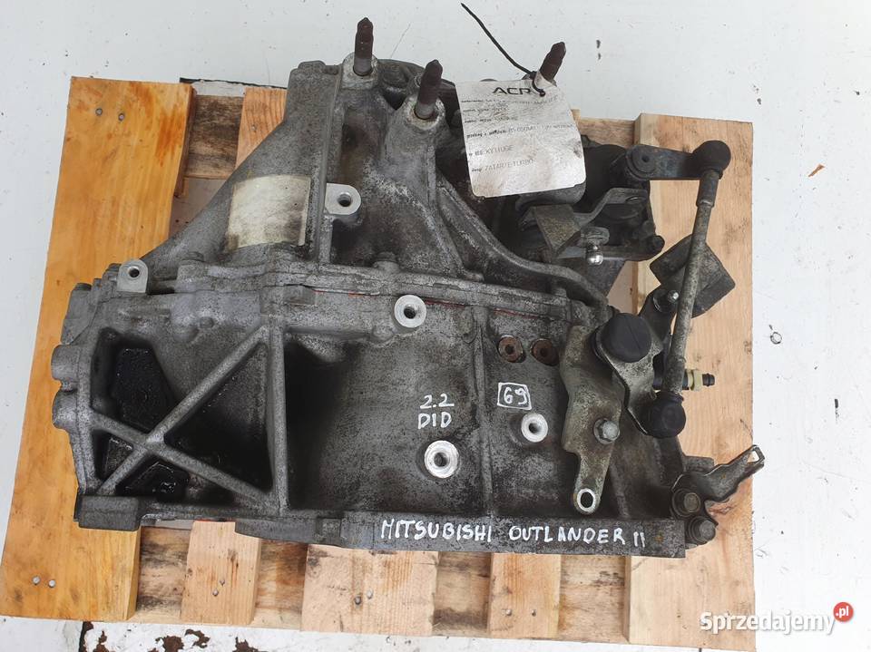 Mitsubishi Outlander II 22 DID SKRZYNIA BIEGÓW osobowe lubelskie Rudka