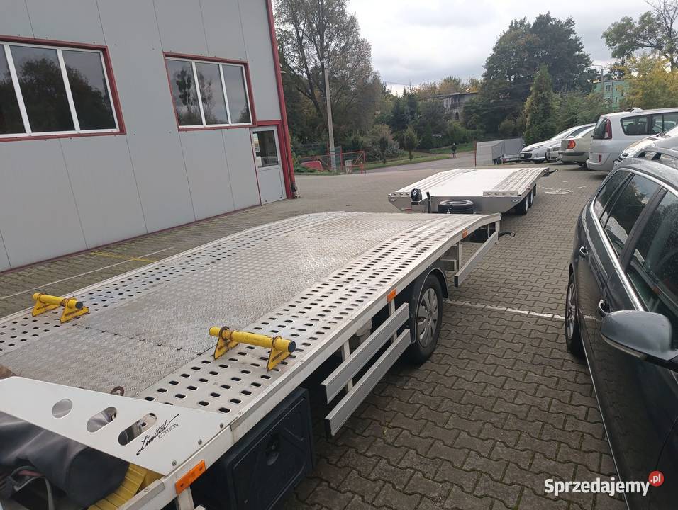 Przyczepa laweta JUPITER DMC 2700 Masa własna śląskie Będzin