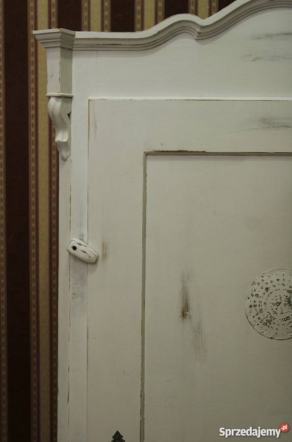 Ludwikowska Szafa Chlebowa Bielona VINTAGE Marki