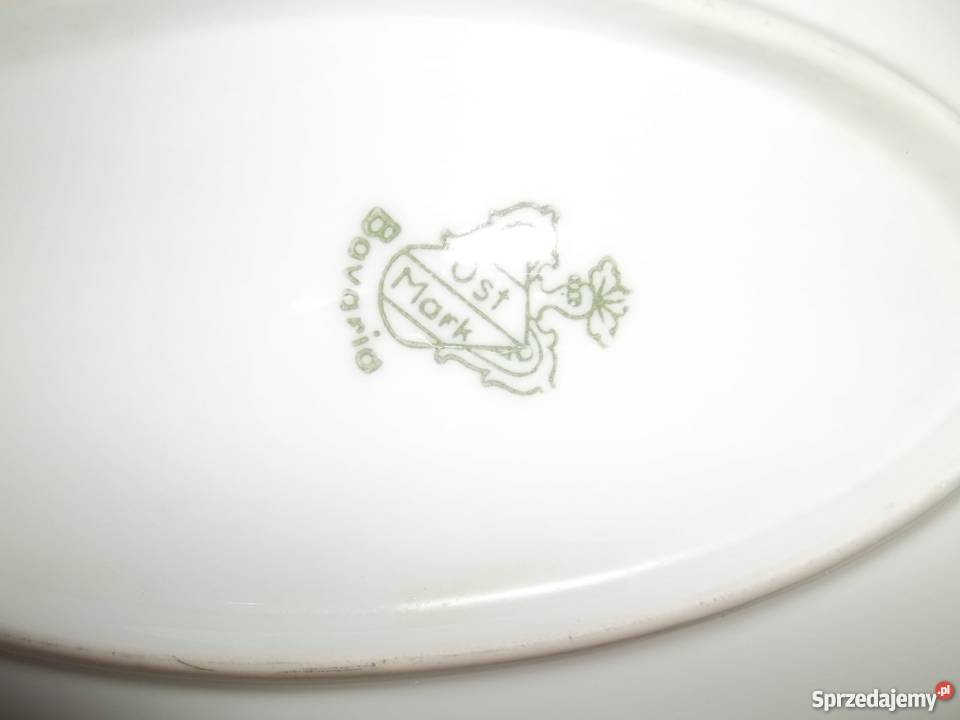 Duży półmisek Bawaria 35cmx25 biały Łódź