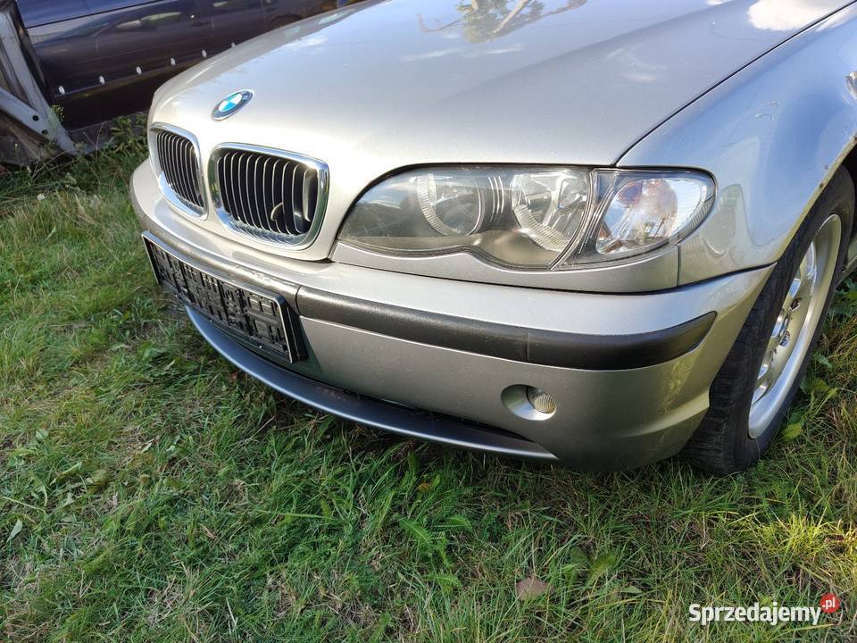 Bmw e46 zderzak przedni silbergrau metalic Aleksandrów Łódzki