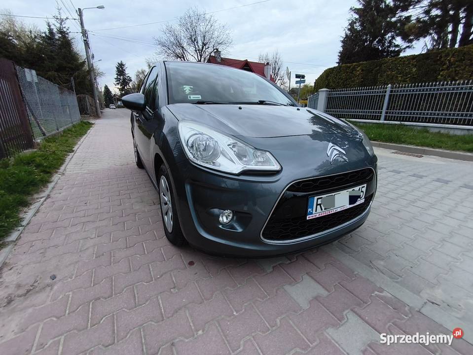 Citroen C3 2011 Benzyna 4 cylindry Świeże OC na poduszka powietrzna Dębica