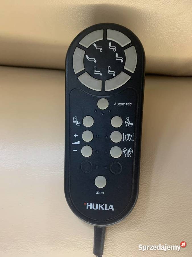 HUKLA SKÓRZNY FOTEL Z SUPER MASAŻEM Fotele śląskie Kalety